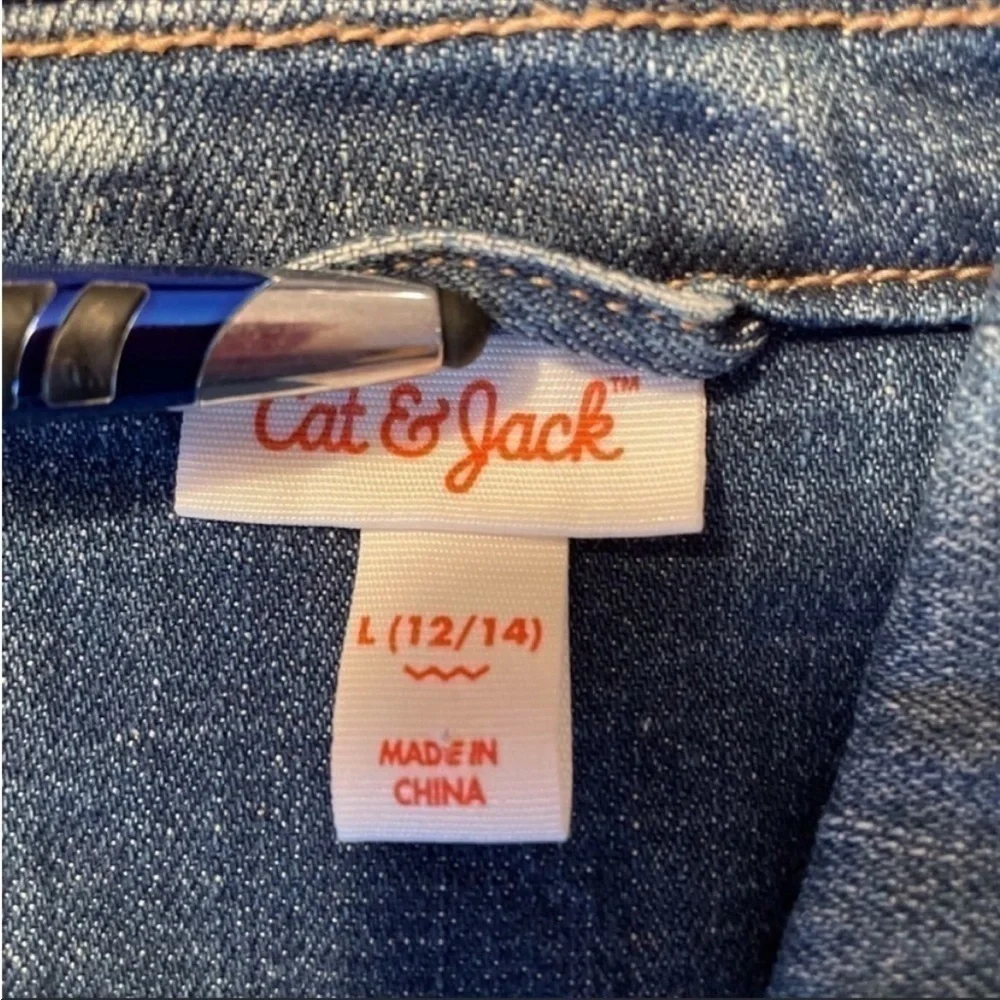 Cat and Jack " Be a Hero" Kids Large
(12/14) Denim Jean Jacket. - Picture 3 of 3